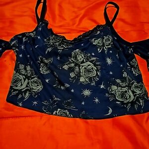 Tank top with attached arms